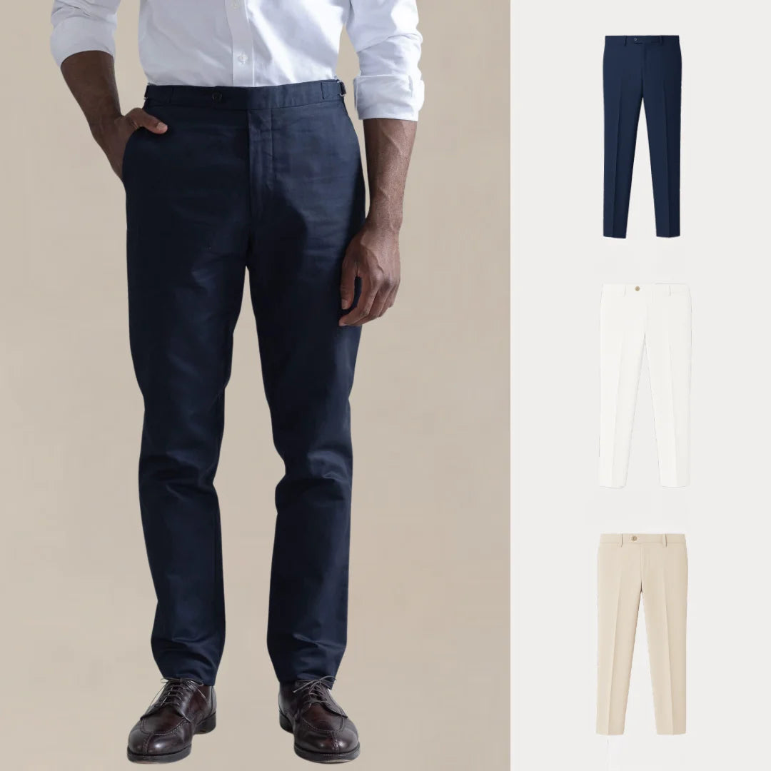 ACHETEZ 1, RECEVEZ 3 – ENSEMBLE DE PANTALONS CHINOS LIGNE CONFORT